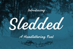 Web Font Sledded Product Image 1