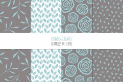 Floral Seamless Patterns - Blue Product Image 4