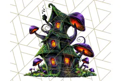 Haunted Houses Clipart PNG, Spooky Halloween Homes Product Image 5