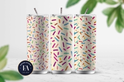 Pastel Sprinkles digital paper | Colorful Rainbow Sprinkles Product Image 2