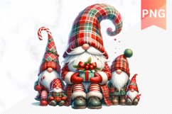 Christmas Gnome Sublimation - Clipart PNG Bundle Product Image 12