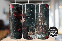 Gothic Christmas Tumbler | Christmas Tumbler Wrap Product Image 1