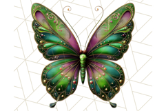 Metallic Butterfly Clipart PNG Clipart, Vibrant Butterfly Product Image 5