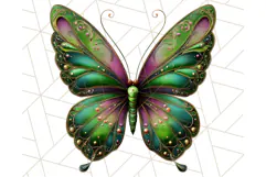 Metallic Butterfly Clipart PNG Clipart, Vibrant Butterfly Product Image 5