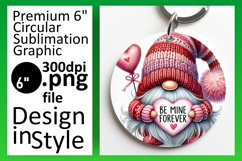 Unique Circle Design Car Coaster Template , Gnomes Product Image 1
