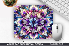 Flowers Mouse Pad Sublimation, Summer Mouse Pad PNG Product Image 1