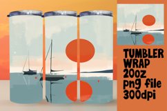Simple Boho Tumbler Wrap - Modern Patterns 20oz Product Image 1
