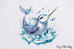 Whales Clipart design PNG Product Image 1