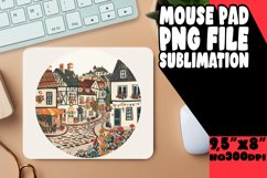 Landscape Sublimation Scenic Mouse Pad PNG Product Image 1