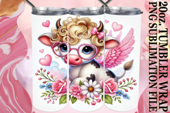 Joyful vibes 20oz tumbler wrap, Valentines Product Image 1