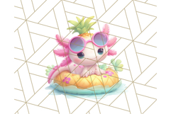 Tropical Fruit Party Animals PNG Clipart, Cute Summer Animal Product Image 5