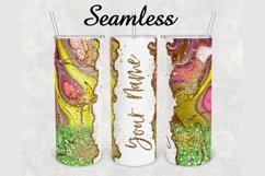 Watercolor Glitter Marble 20 oz sublimation design tumbler Product Image 1