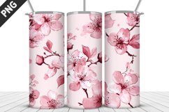 Flowers Tumbler Wrap | Sublimation Design | Tumble PNG Product Image 2