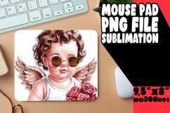 Radiant Mouse Mat Sublimation PNG, Cupid Product Image 1