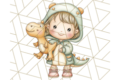 Cute Cartoon Dinosaur Clipart PNG, Prehistoric Animals PNG Product Image 5