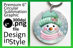 All Styles Holiday Round Ornament Sublimation Collection Product Image 1