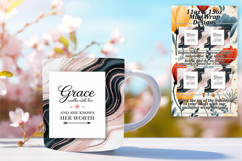 Artistic 15oz Mug Wrap Png Design , Religious Product Image 1