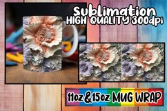 Modern Art 3D Mug Wrap, Pattern Sublimation Product Image 1