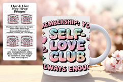 LUXE PNG Mug Wrap Design 15oz , Girl Quote Product Image 1