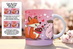 Chic 11oz Mug Wrap Png Template , Valentines Product Image 1