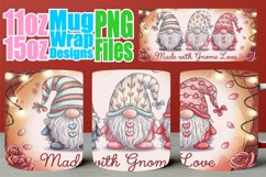 Playful dreams sublimation mug wrap, Love Gnome Product Image 1