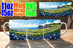 Scenic Landscape Mug Wrap - Spring Sublimation Art Product Image 1