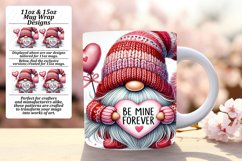 Delightful 15oz Mug Wrap Png Template , Gnomes Product Image 1