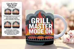 Elegant 15oz Mug Wrap Png Artwork , Father's Day Product Image 1