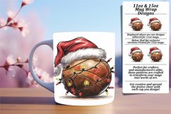 Festive 11oz Mug Wrap Png Artwork , Holiday Product Image 1