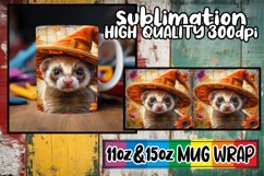 Autumn Frights: 3D Halloween Mug Wrap Sublimation Product Image 1