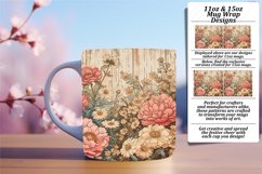 Retro Spring Blossom Bliss Mug Sublimation Product Image 1