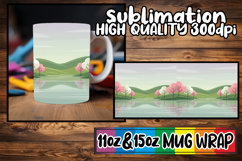 Wholesome days 11oz 15oz sublimation wrap, Spring Product Image 1