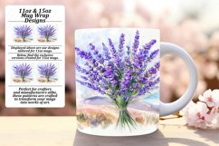 Sublimation Design 11oz/15oz Mug Wrap Floral Pattern Product Image 1