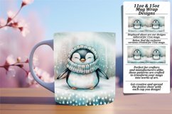 Charming 15oz Mug Wrap Png Design , Animals Product Image 1