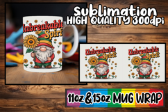 Gentle smiles 11oz 15oz sublimation wrap, Juneteenth Product Image 1