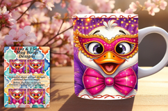 Warm 11oz Mug Wrap Png Artwork , Goose Product Image 1