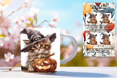 Pumpkin Animal Mug 11oz/15oz Wrap Sublimation PNG Product Image 1