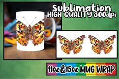 Playful Butterfly Mug Design: Springtime Serenity Product Image 1