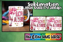 Charming whispers 11oz 15oz mug wrap, Valenines Product Image 1