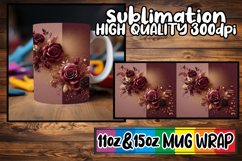 Blissful moments 11oz 15oz sublimation wrap, Leopard Prints Product Image 1