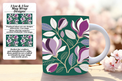 ARTISTIC PNG for 11oz Mug Wrap , Flowers Product Image 1