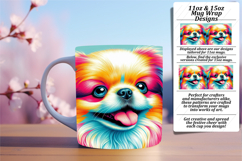Gift 11oz Mug Wrap Png Design , Dog Product Image 1