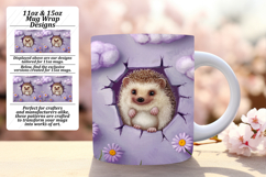Radiant 15oz Mug Wrap Png Design , Animals In Wall Product Image 1