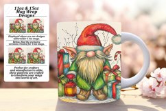 Watercolor Christmas Mug Wrap for Sublimation Product Image 1