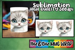 Adorable Watercolor Creatures 11oz Mug Sublimation Product Image 1