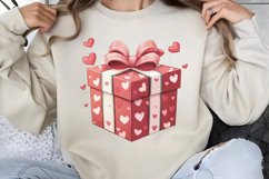 Cute Watercolor Valentines Day Clipart PNG Product Image 1