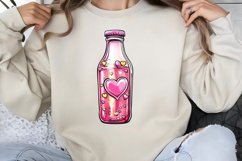 Retro Valentine Clipart PNG Product Image 1