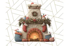 Santa Claus Clipart, North Pole Holiday PNG Graphics Product Image 5