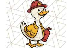 Goose Occupation Clipart PNG, Cute Job-Themed Graphics Product Image 5