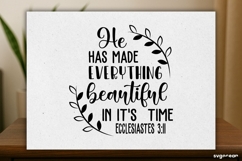 He Has Made Everything SVG Engraved | Faith SVG Product Image 2
